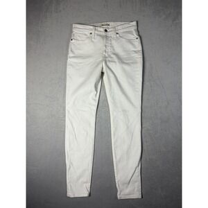 Madewell women jeans 9" High rise skinny Size 28 white color